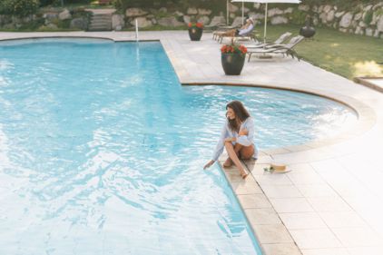 Wellnesshotel ...liebes Rot-Fl�h in Tirol - Au�enpool