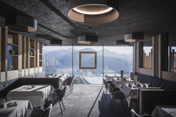 Wellnesshotel Alpin Panoaramahotel Hubertus - Dolomiten - Restaurant