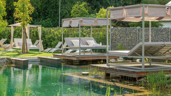 Wellnesshotel Zum Kurf�rsten in Bernkastel/Kues, Mosel - Schwimmteich